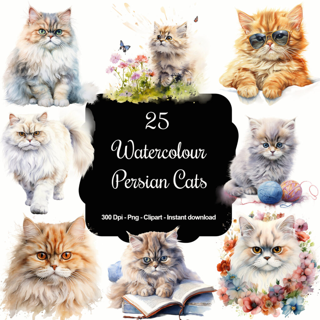 Persian Cat Art: Beautiful Creations Inspired by Felines