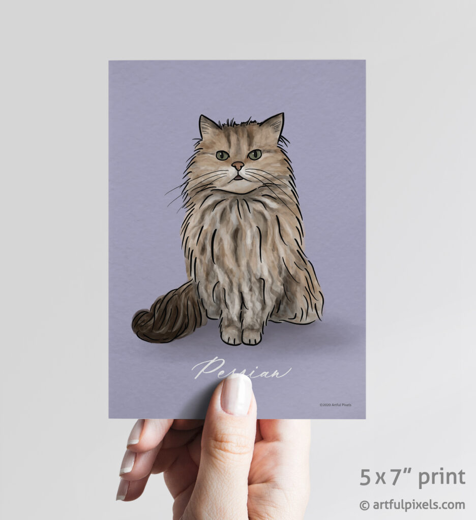 Persian Cat Art: Beautiful Creations Inspired by Felines