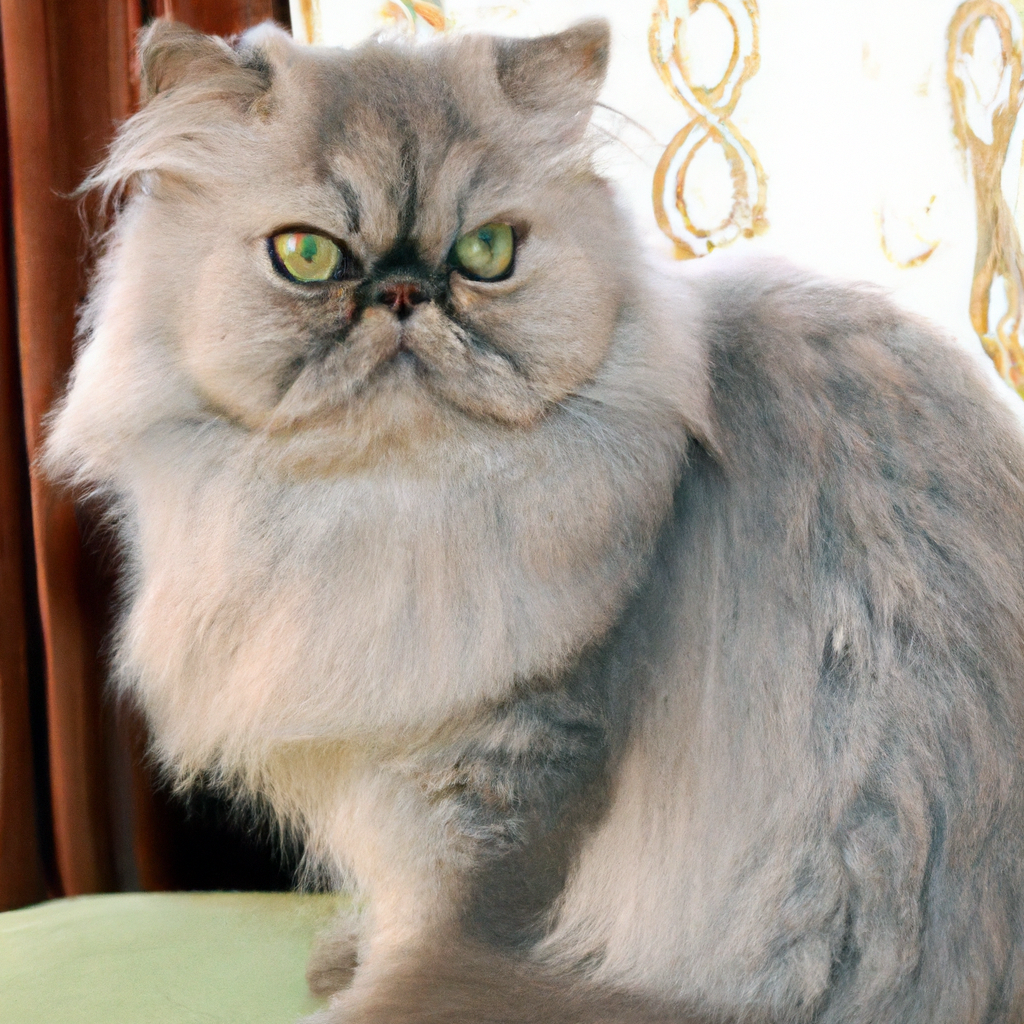 The Lively and Energetic Nature of Blue-Cream Tabby Persian Cats