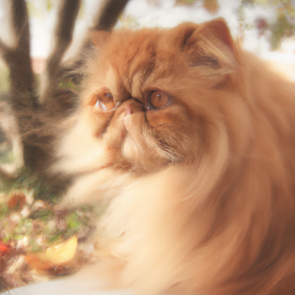 The Serene and Calm Demeanor of Shaded Golden Tabby Persian Cats