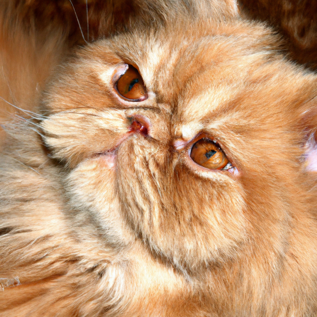 The Serene and Calm Demeanor of Shaded Golden Tabby Persian Cats