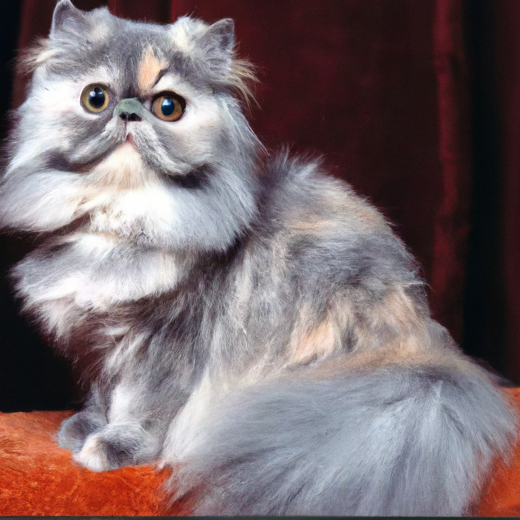 The Fluffy and Cuddly Nature of Blue-Cream Tortie Tabby Persian Cats