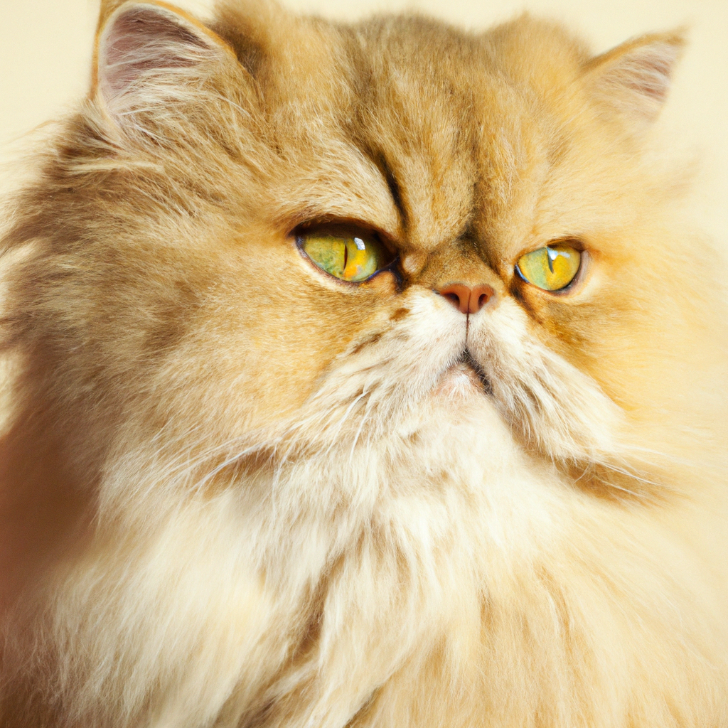 The Majestic and Imposing Presence of Chinchilla Golden Persian Cats