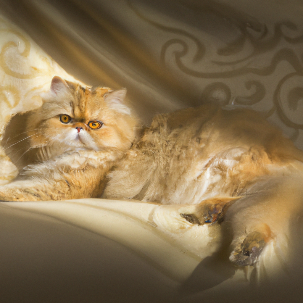 The Soothing and Calming Personality of Shaded Golden Tabby Persian Cats